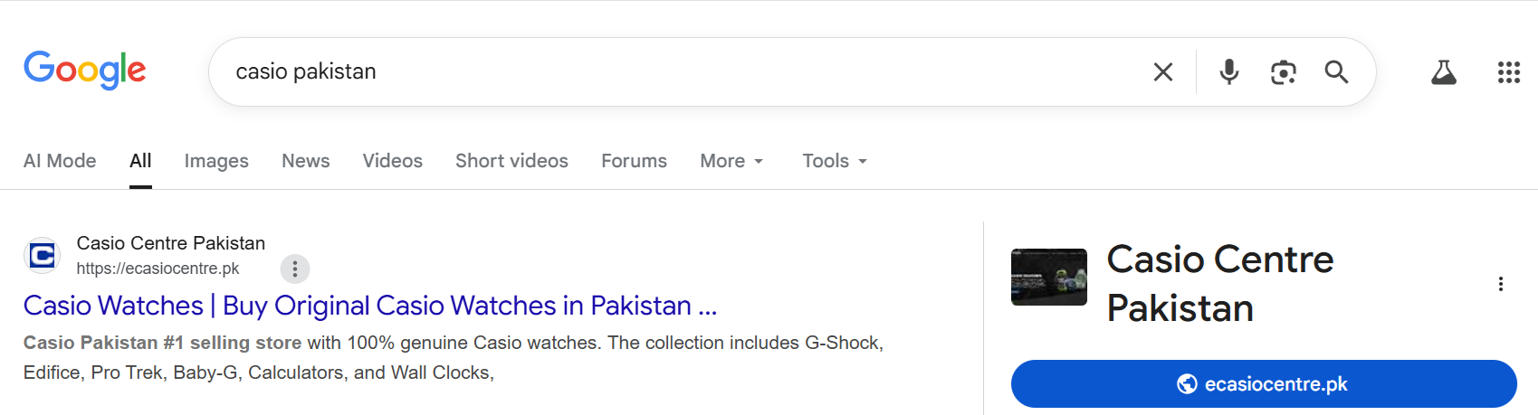 Casio Pakistan